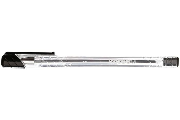 Pero kuličkové Kores K11 Pen, 1 mm, trojhranné, černé