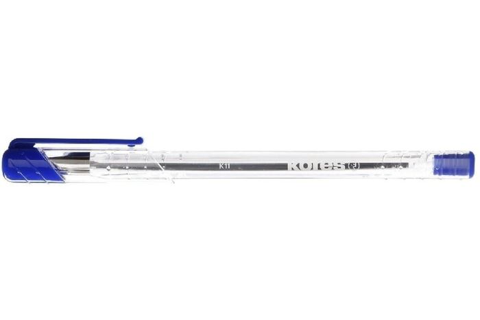 Pero kuličkové Kores K11 Pen, 1 mm, trojhranné, modré