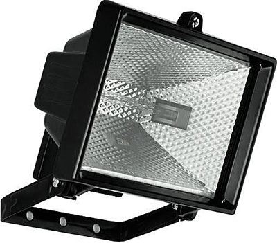 Ilustrační foto Reflektor 500W halogenový černý Obrázek zboží Reflektor 500W halogenový černý