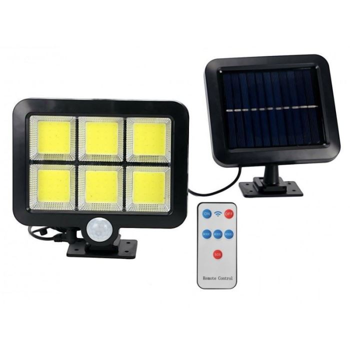 Nástěnná solární lampa a snímačem pohybu a soumraku,120 LED