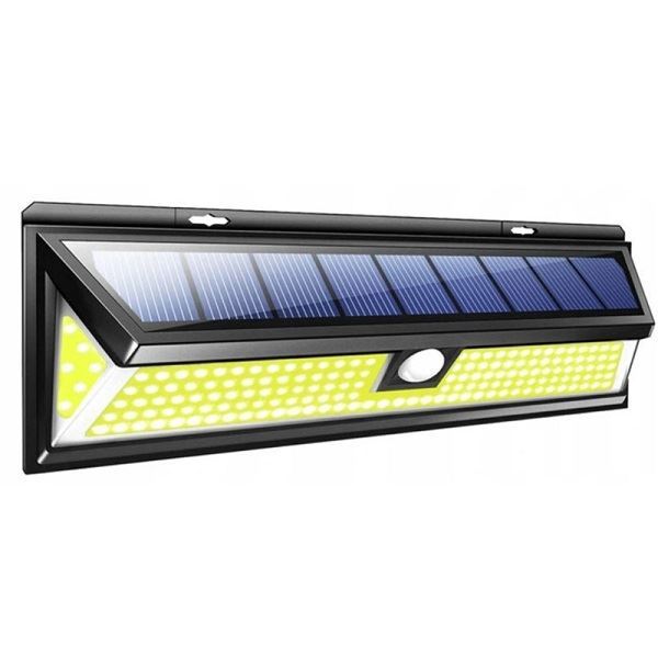 Solární svítidlo LED-180x s PIR čidlem nástěnné /Solární světlo/