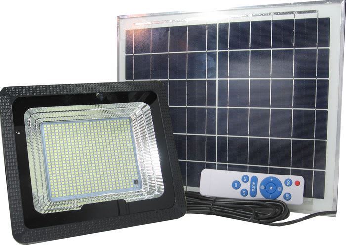 LED reflektor 619LED se solárním panelem /Solární světlo/, rozbitý