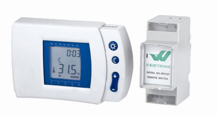 Ilustrační foto Prostorový termostat bezdrátový RF-510T programovatelný týdenní Obrázek zboží Prostorový termostat bezdrátový RF-510T programovatelný týdenní
