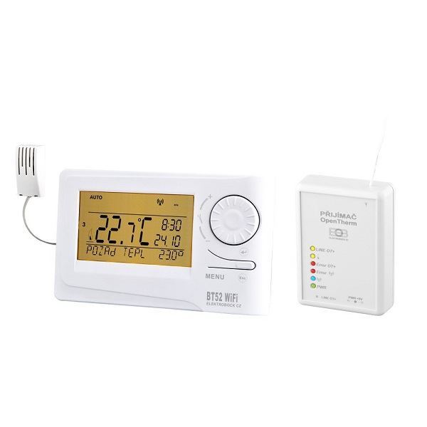 Bezdrátový termostat BT52 WIFI OT  Elektrobock