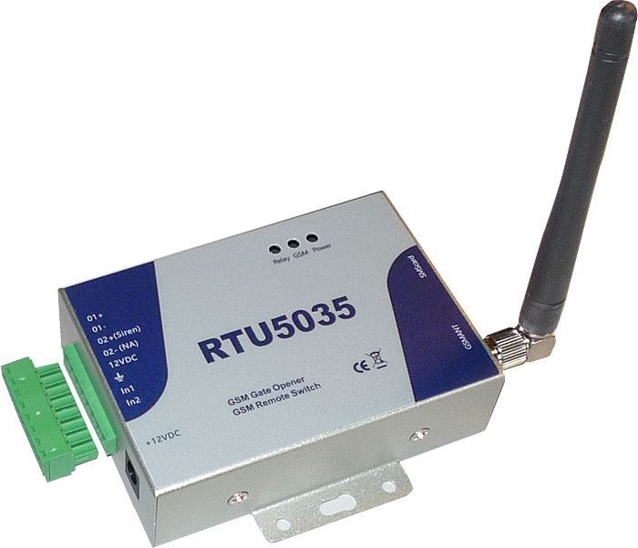 GSM dálkové ovládání RTU5035 s jednoduchým alarmem