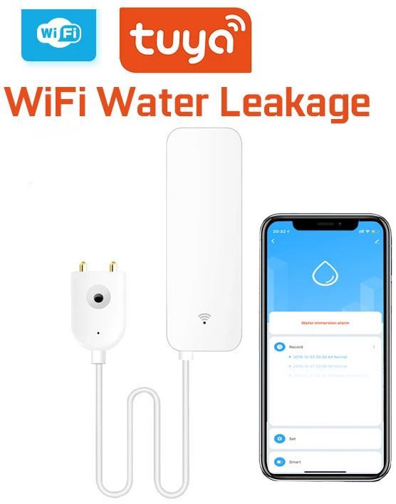 Detektor úniku vody TUYA, wifi, Android/iOS