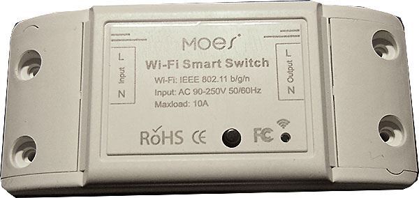 Spínač WiFi Tuya MS-101, 230V/10A, napájení 90-260AC