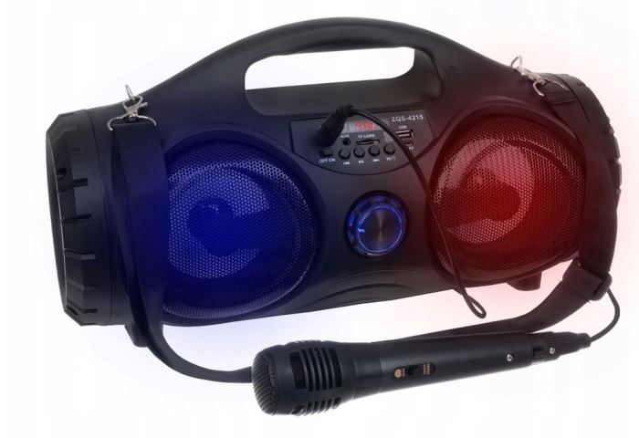 Přenosný bluetooth reproduktor ZQS-4215 s mikrofonem