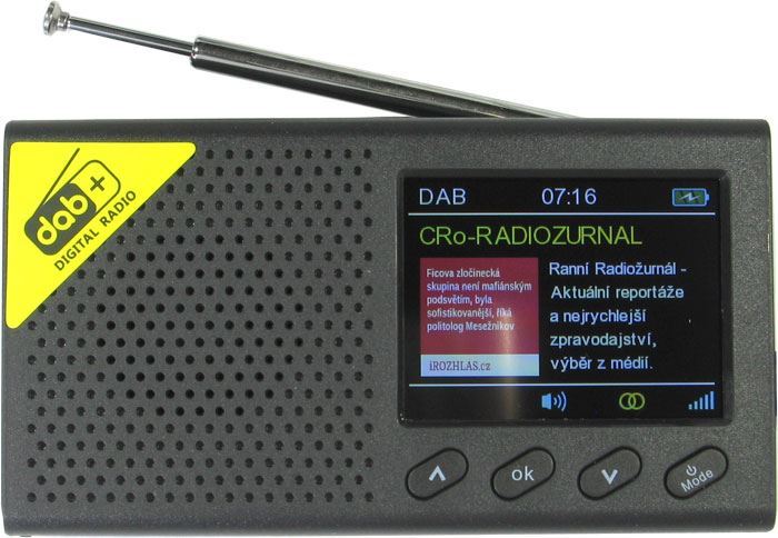 FM+DAB rádio DAB-PC1