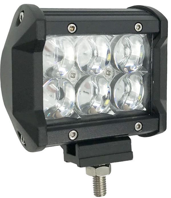 Pracovní světlo LED rampa 10-30V/18W, l=10cm, dálkové s čočkami