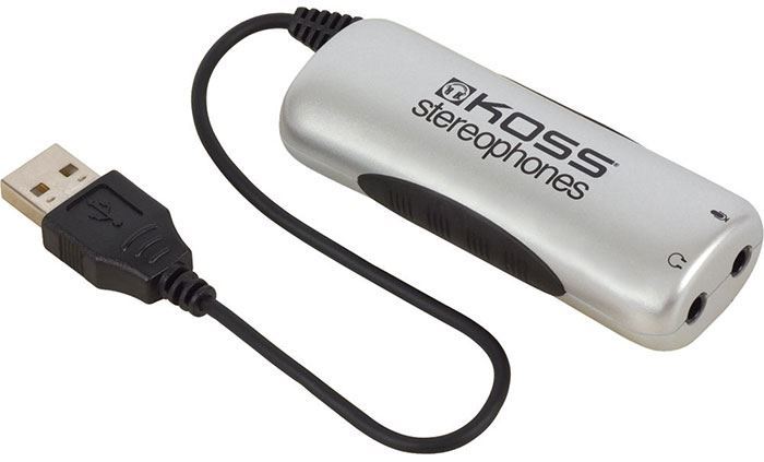 Adaptér KOSS USB Dongle, adaptér, zvuková karta