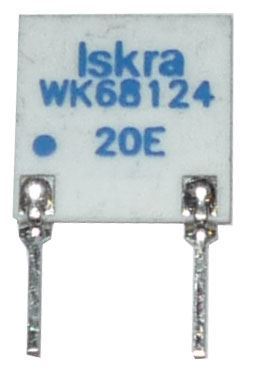 WK68124 20R/E - přesný metalizovaný destičkový odpor 0,1%