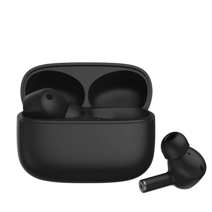 Bluetooth bezdrátová sluchátka SAVIO TWS černé