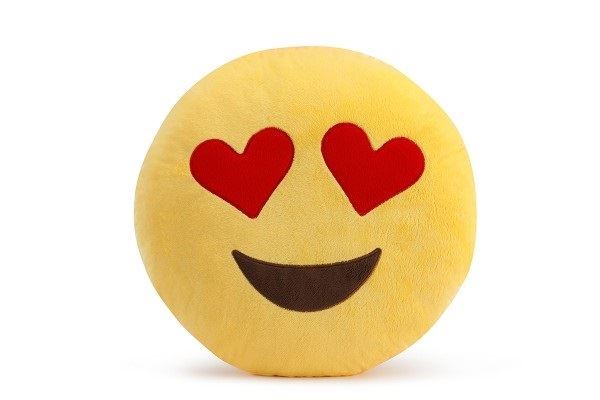 Dekorativní polštář Emoji- Láska