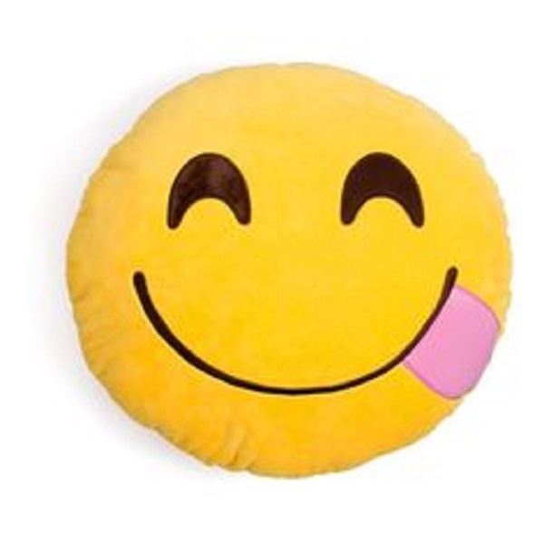 Dekorativní polštář Emoji- vynikající, DOPRODEJ