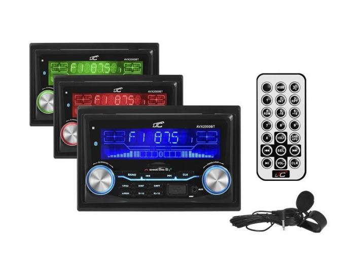 Ilustrační foto Autorádio FM LTC, 2DIN vstupy AUX / USB / SD, 4x55W, Bluetooth Obrázek zboží Autorádio FM LTC, 2DIN vstupy AUX / USB / SD, 4x55W, Bluetooth