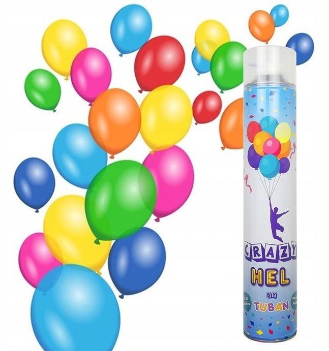 Helium ve spreji na balónky