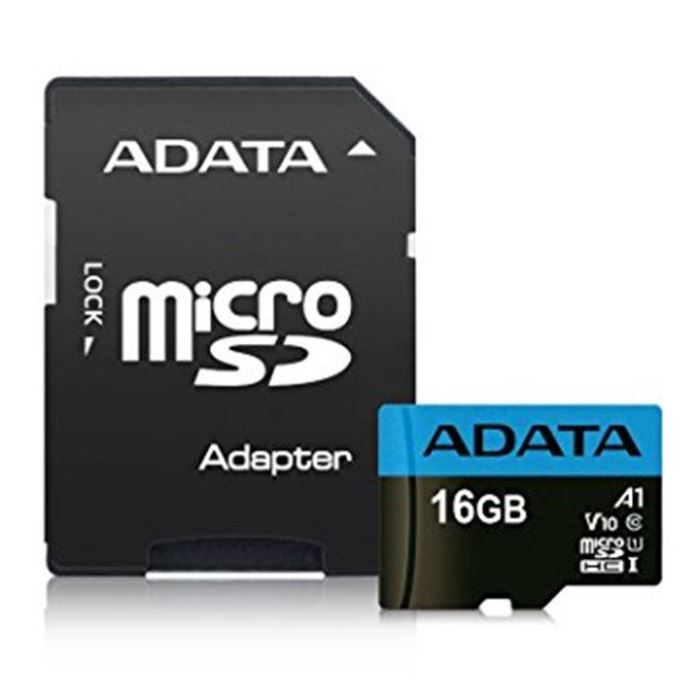 Paměťová karta ADATA micro SDHC 16GB UHS-I + adaptér