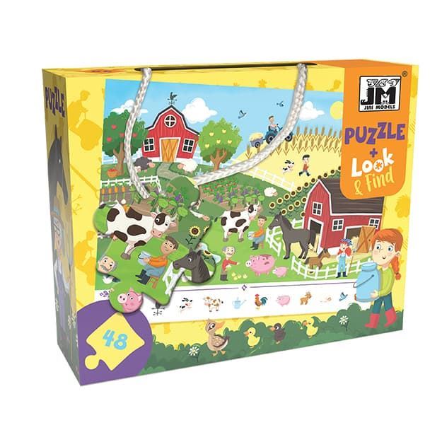 Puzzle v krabičke 3+ Farma