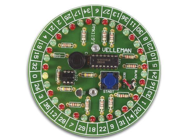 Elektronická ruleta VELLEMAN MK119      STAVEBNICE